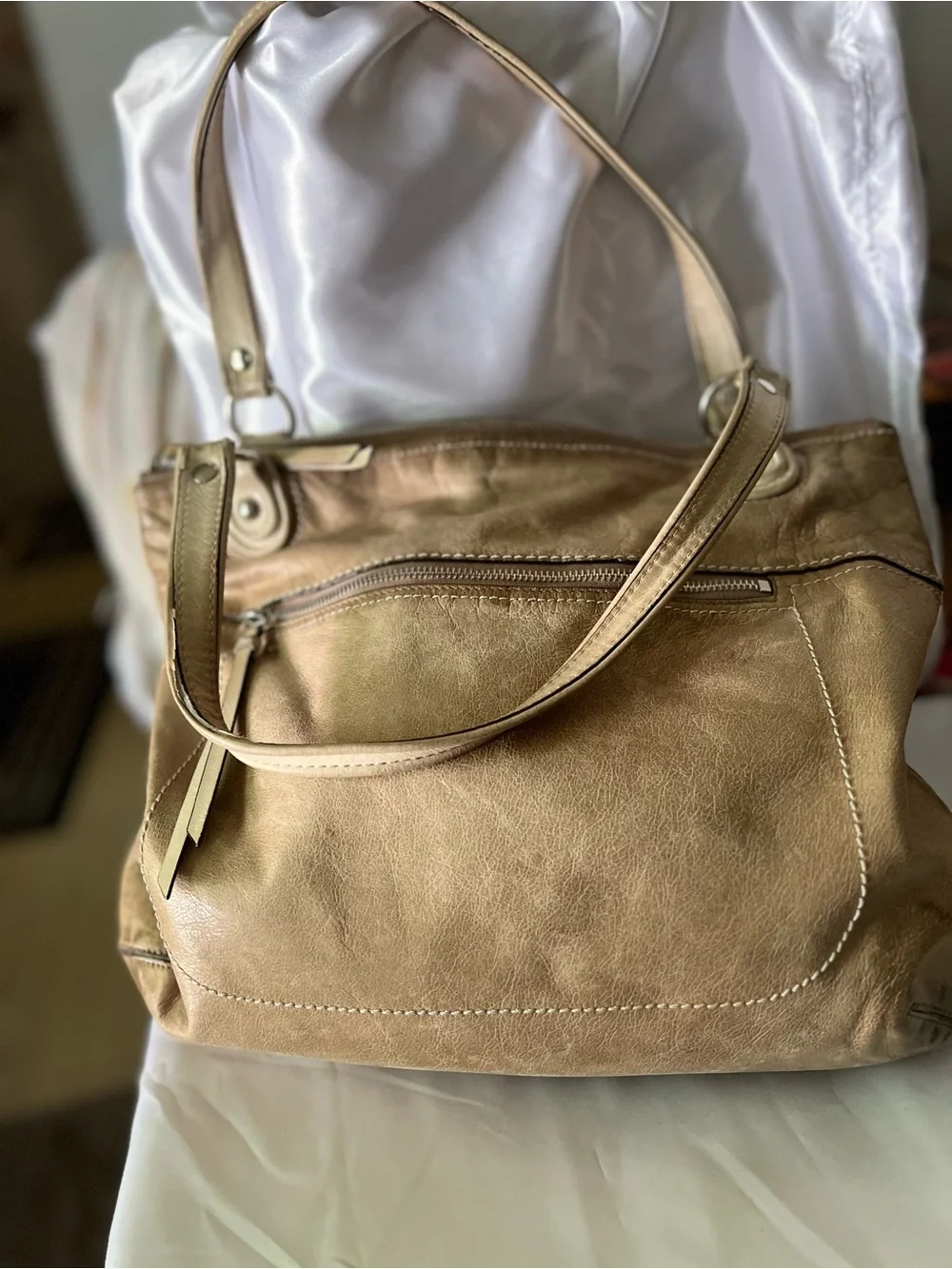 Coach vintage Tan Leather Tote Bag